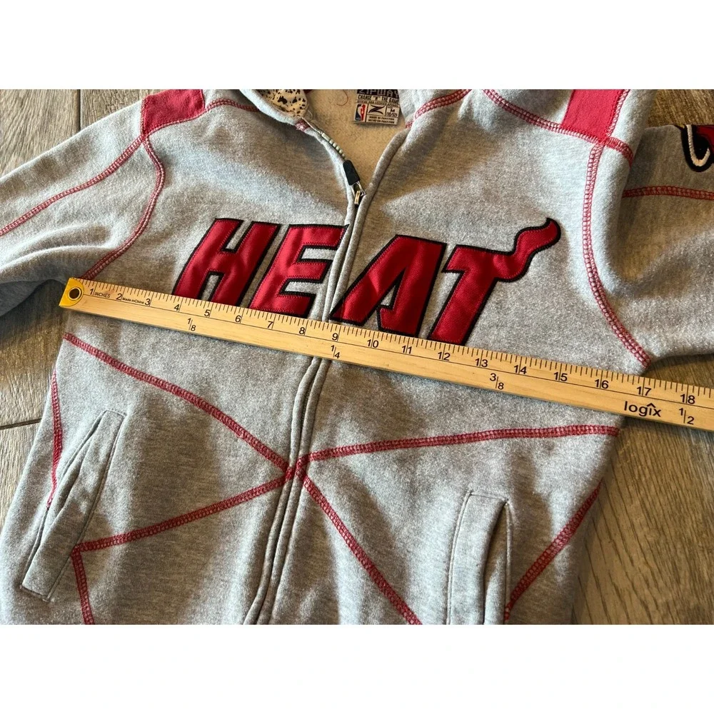 Zipway NBA Basketball‎ Miami Heat Full Zip Jacket Youth Medium 10 12 Hoodie